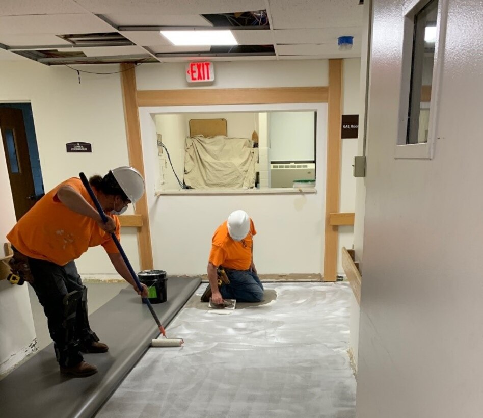 USACE Philadelphia District awarded a contract on April 13 to Sand Point Services, LLC to convert portions of the St. Francis Medical Center into a 37-bed facility. Construction began April 14, 2020 and was completed on April 27, 2020. The mission was part of a federal, state, and local response to the COVID-19 Pandemic.