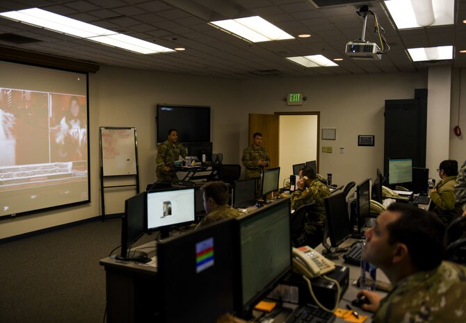 The Emergency Operations Center (EOC) activated recently due to the COVID-19 pandemic to coordinate and communicate emergency procedures and supply logistics for Recce Town.