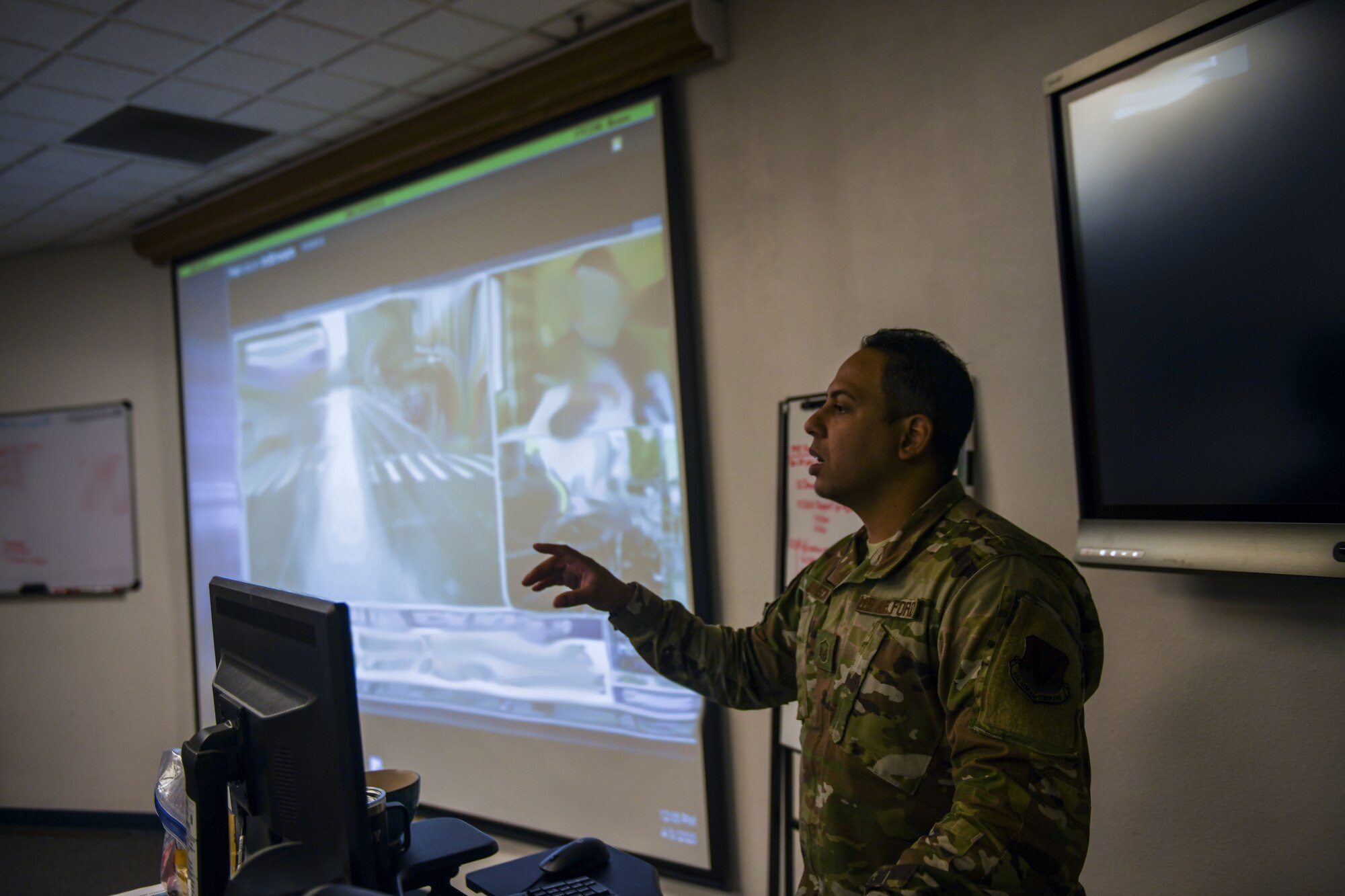 The Emergency Operations Center (EOC) activated recently due to the COVID-19 pandemic to coordinate and communicate emergency procedures and supply logistics for Recce Town.