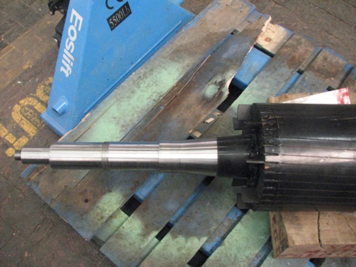 Final machining took place for the component Apr. 1.