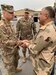 U.S. Army Brig. Gen. Howard Geck, commanding general, 103rd Expeditionary Sustainment Command, visited Iraqi Army Brig. Gen. Mae'n, Iraqi Army National Western Track Repair Facility commander, at Camp Taji, Iraq, Feb. 24, 2020.  Geck also toured the General Dynamics Land Systems facility where they conduct maintenance operations on the M1A1 Main Battle Tank and the M88 Recovery Vehicle. 



Accompanying Geck was Col. Gerald Newman, 108th Sustainment Brigade commander, Task Force Lincoln, Team Blackhawks, Illinois Army National Guard, who are executing the logistics advise, assist, and enable mission under the 1st Theater Sustainment Command supporting Combined Joint Task Force - Operation Inherent Resolve to continue building the sustainment capability of the Iraqi Security Forces. (U.S. Army National Guard photo by Capt. Richard Wharton)