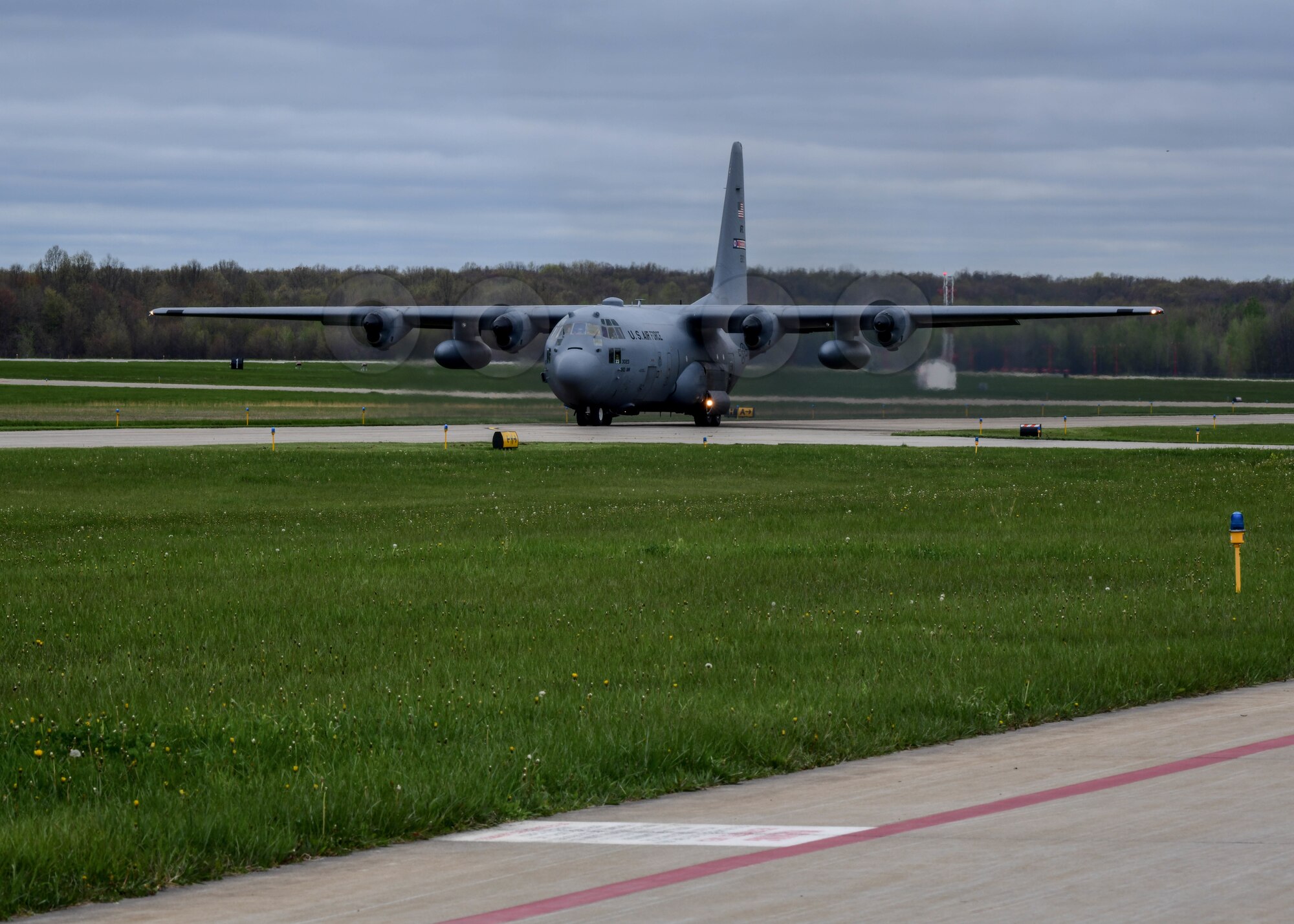Aircrew members assigned to the 757th AS flew the aircraft over hospitals in Western Pennsylvania and Northeastern Ohio as part of the “America Strong” movement started by the U.S. Air Force Thunderbirds to salute first responders and medical workers during the COVID-19 pandemic.