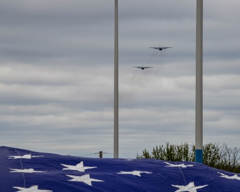 Aircrew members assigned to the 757th AS flew the aircraft over hospitals in Western Pennsylvania and Northeastern Ohio as part of the “America Strong” movement started by the U.S. Air Force Thunderbirds to salute first responders and medical workers during the COVID-19 pandemic.