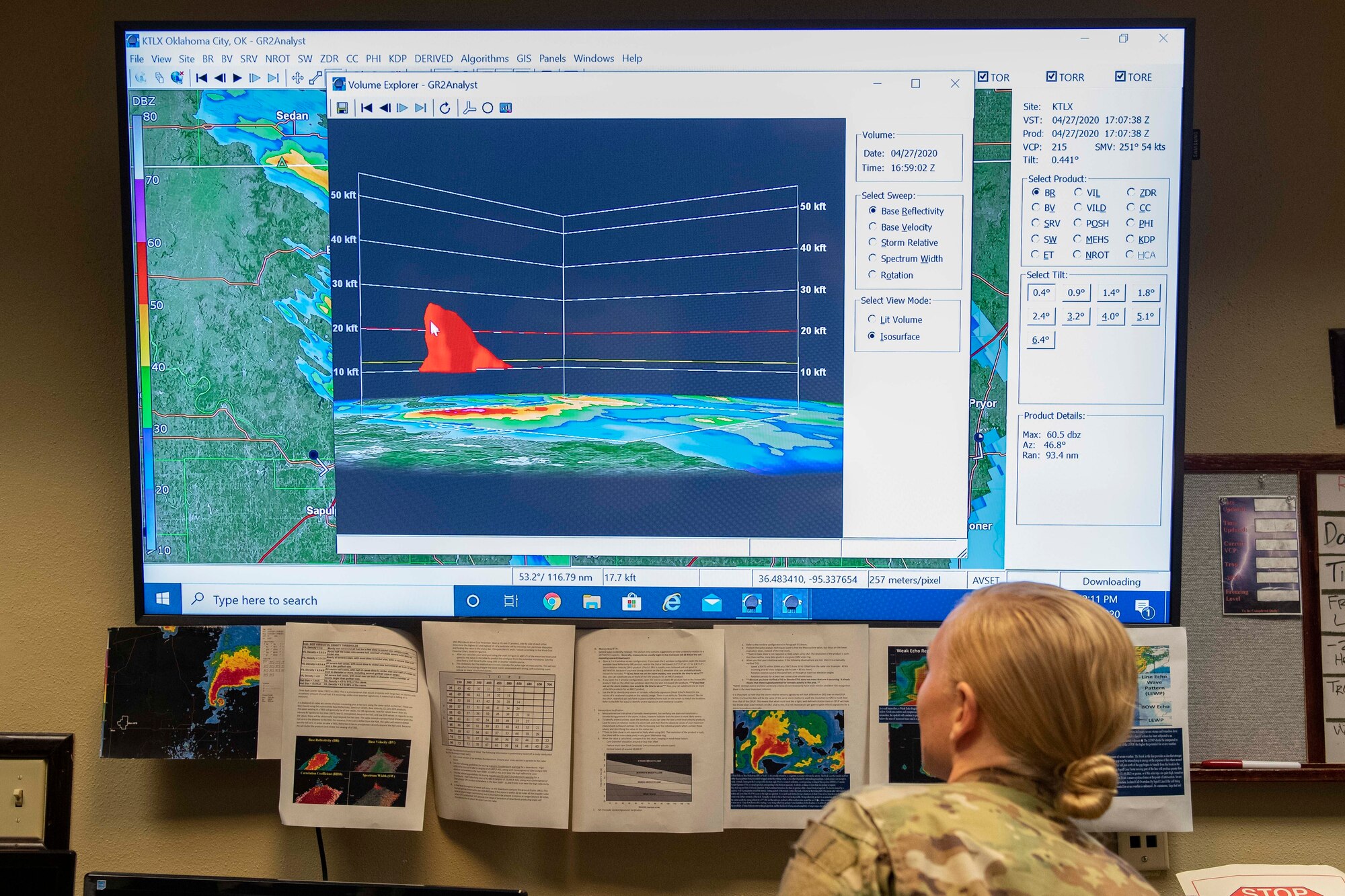 97 OSS weather flight