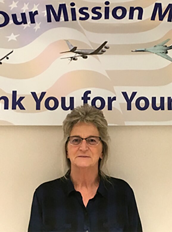 Mary Wood, a jet engine mechanic inspector supervisor in the 76th Propulsion Maintenance Group, has served in the Air Force for 37 years.
