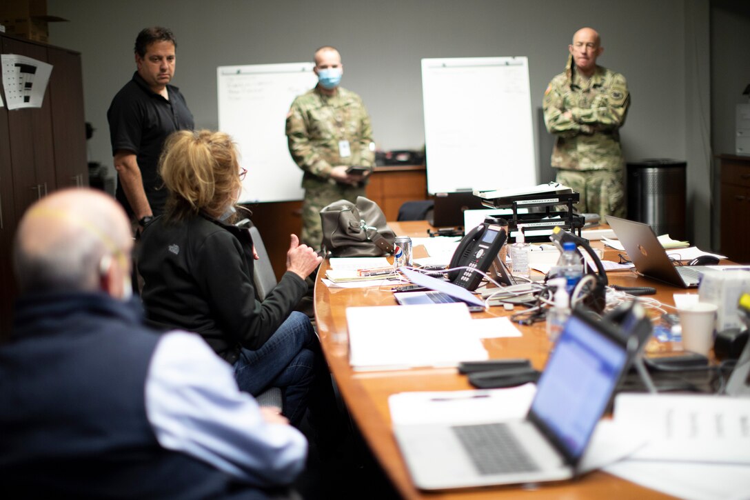 Lt. Gen. Luckey at TCF Center in Detroit