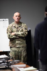 Lt. Gen. Luckey at TCF Center in Detroit