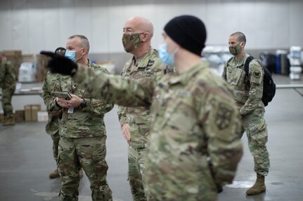 Lt. Gen. Luckey at TCF Center in Detroit