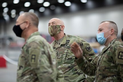 Lt. Gen. Luckey at TCF Center in Detroit