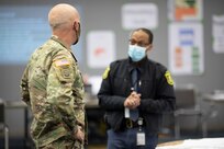 Lt. Gen. Luckey at TCF Center in Detroit
