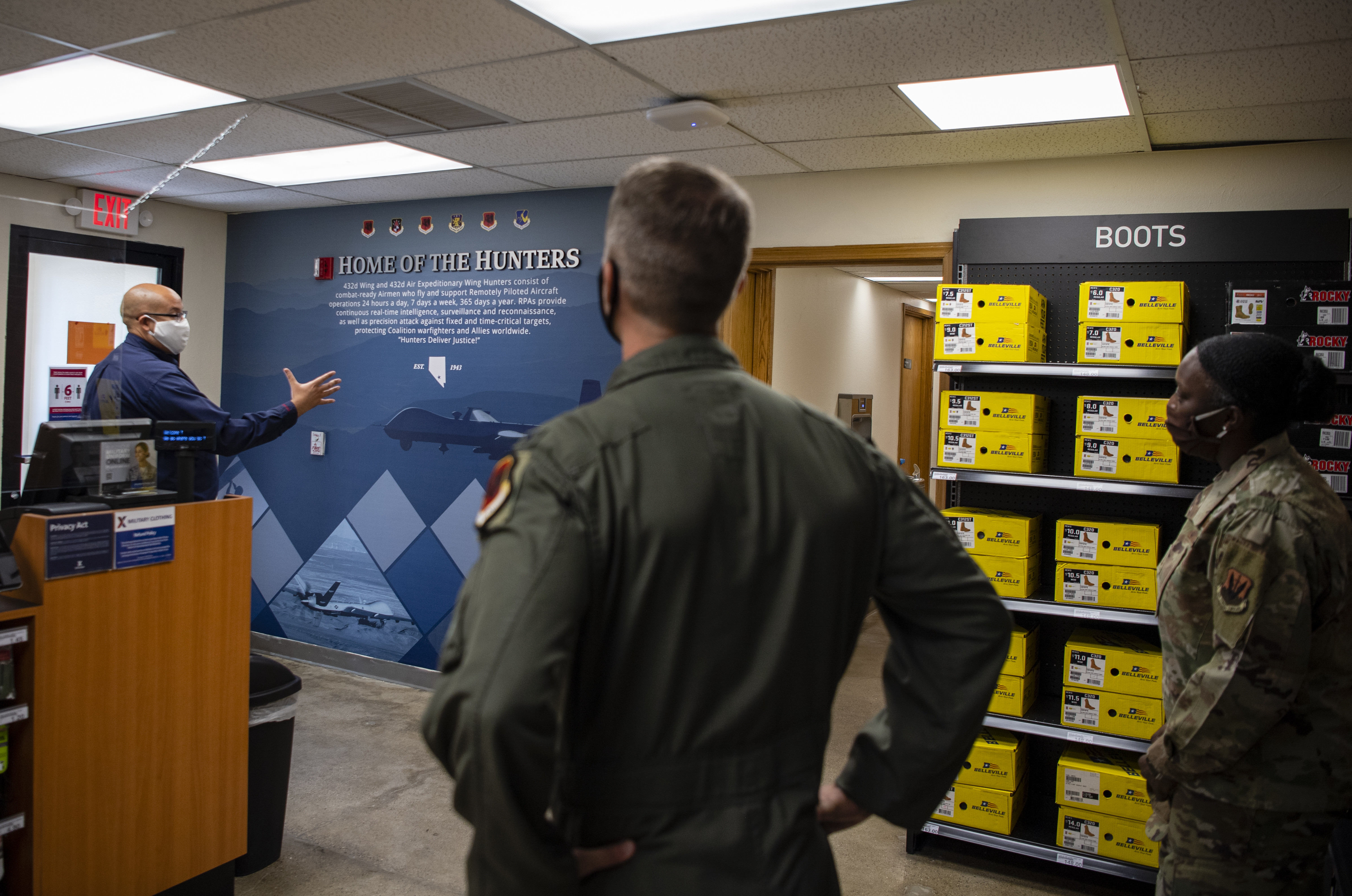 Can’t Stop Progress Creech Clothing Sales Opens Amid COVID19 > Creech Air Force Base > Article