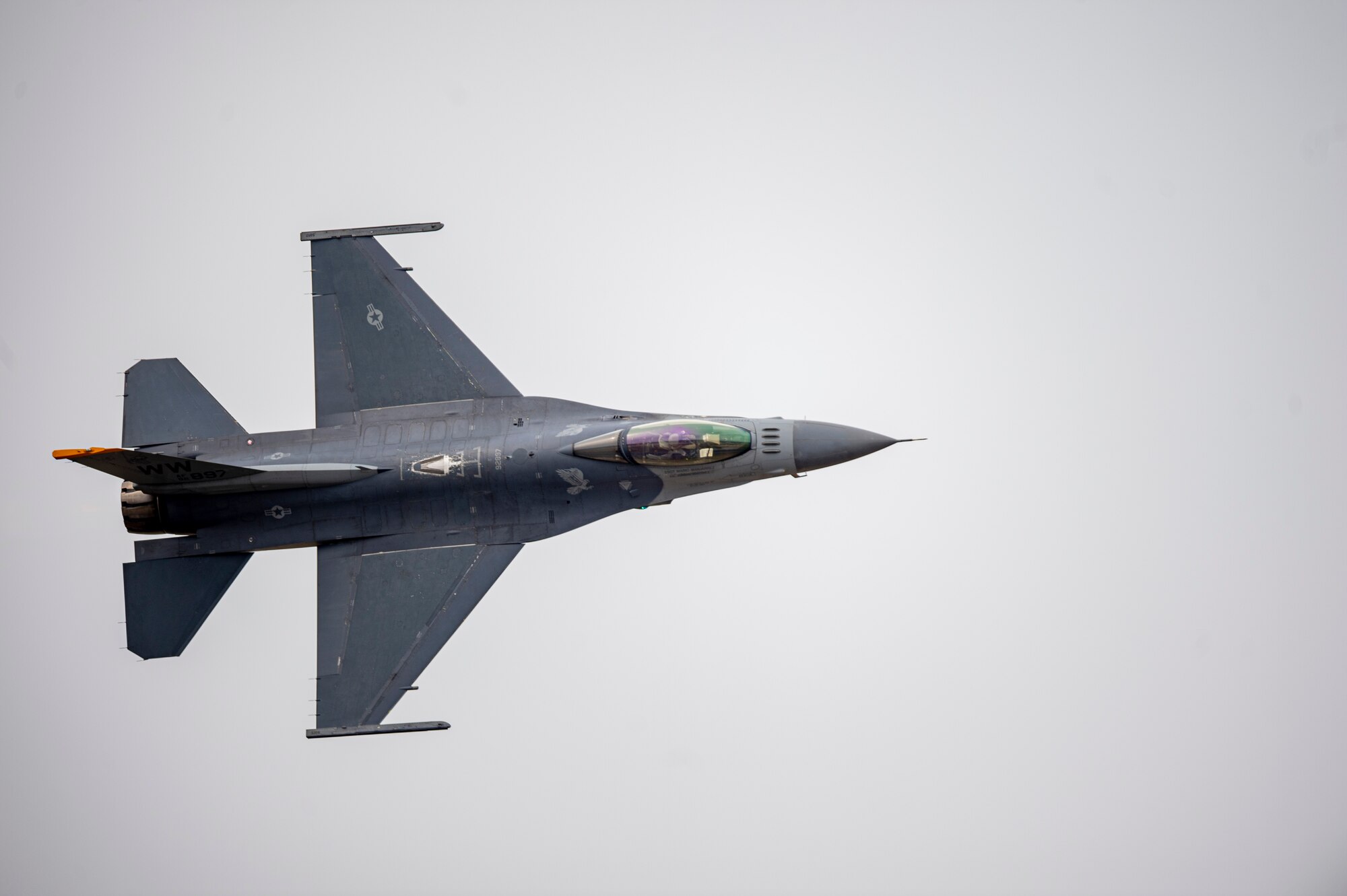 The PACAF F-16 Demo Team provides spectators a front row seat to the raw power and maneuverability of the F-16.