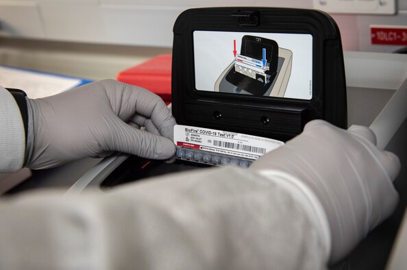 Lab testing COVID-19 samples