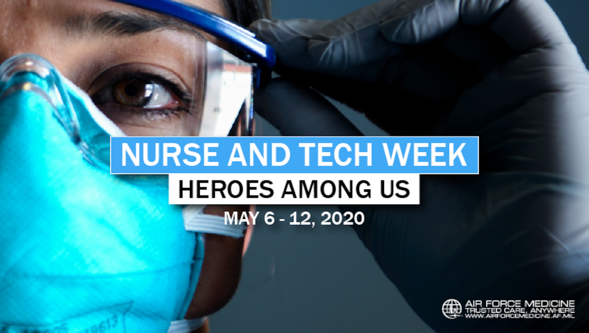 Air Force nurses and medical technicians are answering our nation’s call, and now more than ever, during this pandemic, we know they are heroes one and all. (U.S. Air Force graphic)