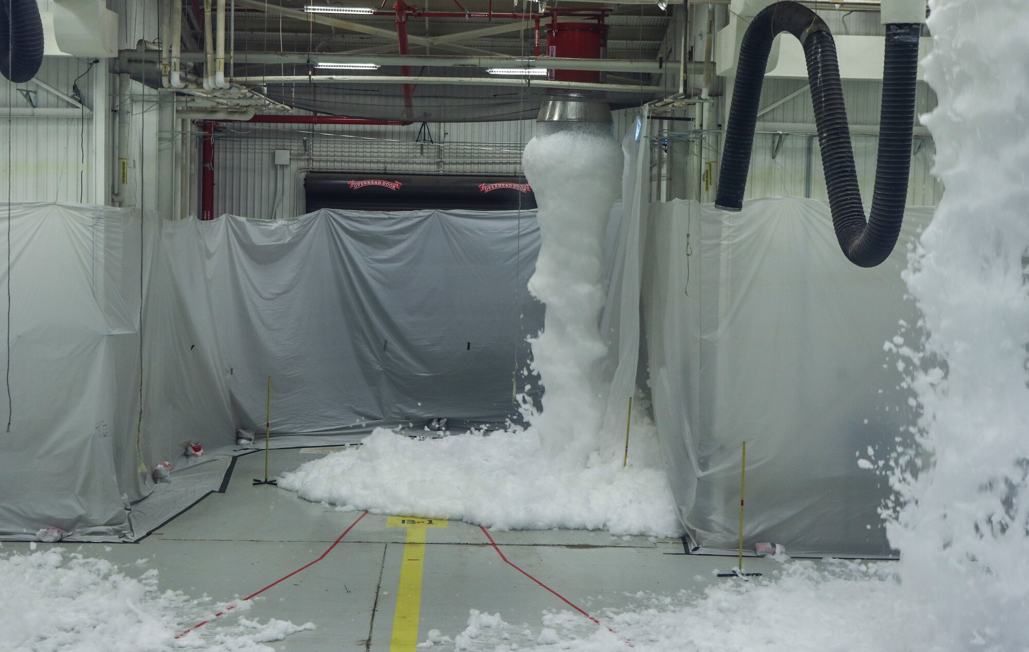 Dyess conducts high-expansion foam system test