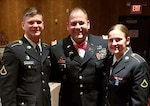Capt. John Fansega, his daughter, Spc. Mikenzy Fansega, and his son, Spc. Noah Anderson, serve together in the Iowa National Guard. John is a civilian nurse and Mikenzy and Noah are in nursing school.