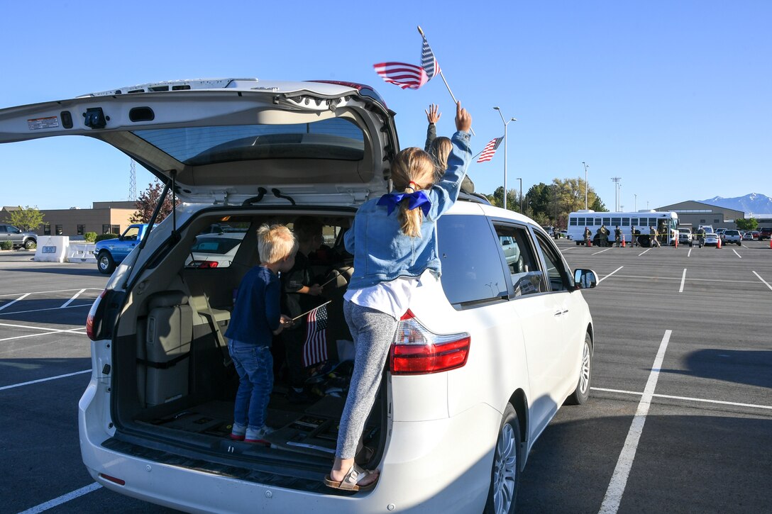 Photo from the 34th fighter squadron homecoming