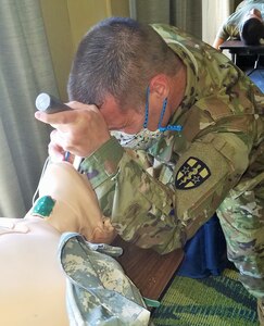 Army Reserve Medical Command 7457th Medical Backfill Battalion conducts medical training