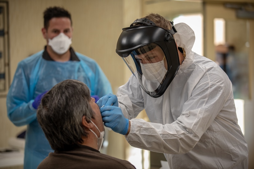 Soldiers partner with a nursing home to test for COVID-19