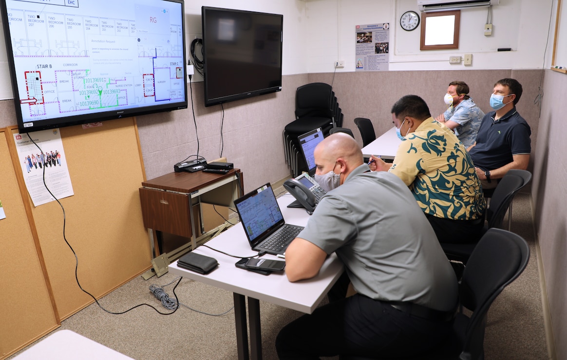 Honolulu District's site assessment team conducted its first-ever virtual technical site assessments May 6 and May 7 with Hawaii County officials seeking to have the North Hawaii Community Hospital and Kona Community Hospital medical locations evaluated for potential upgrades to Alternate Care Facilities.  The virtual site assessment is unique in that teams normally travel to FEMA, state and county-selected sites to conduct the assessment in  person.  These two virtual assessments were the first conducted by Honolulu District during the COVID-19 Pandemic response.