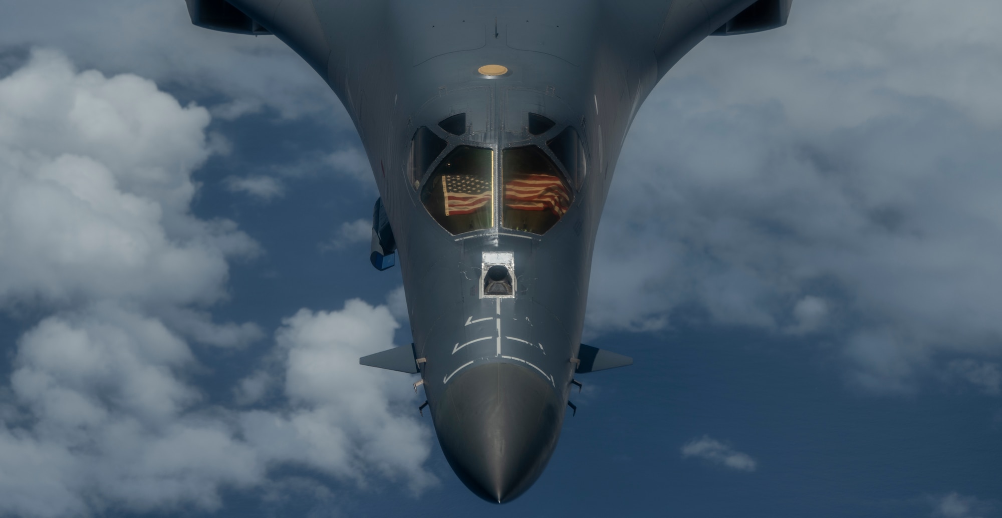 B-1B Lacer conduct training in East China Sea