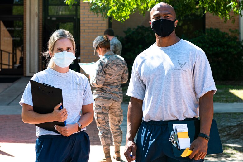 Photo of Airmen posing for a photo.