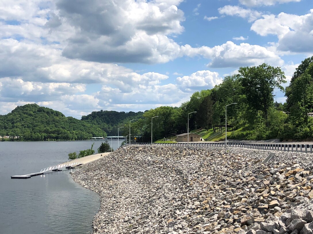 The U.S. Army Corps of Engineers Nashville District announces that Center Hill Recreation Area, located adjacent to Center Hill Dam, is once again open for public use beginning Friday, May 8, 2020.  Center Hill Recreation Area has been closed since 2008 as a result of construction activities related to the Center Hill Dam Rehabilitation Project. (USACE photo by Bailey Carter)