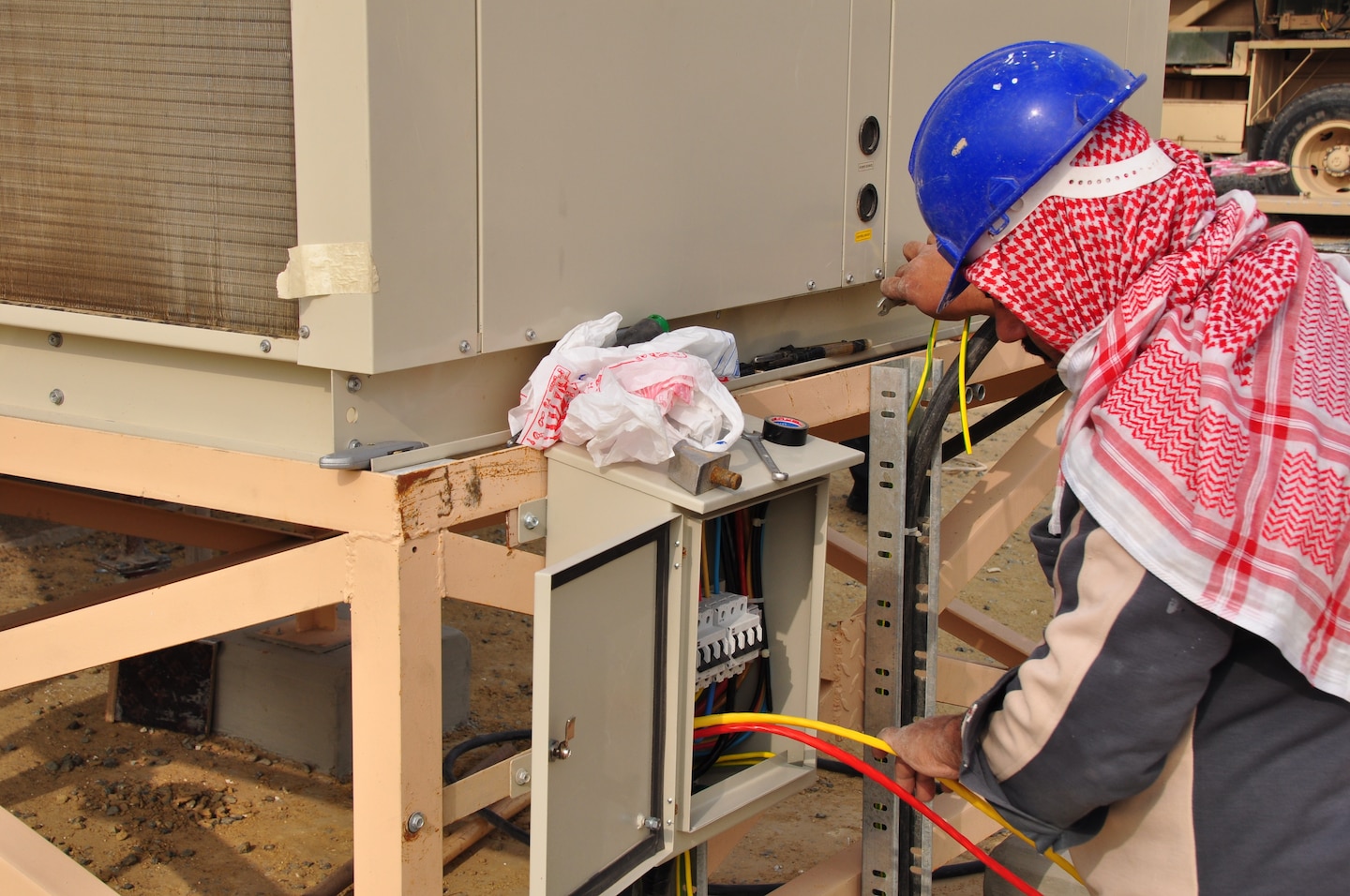 JOC is a contract vehicle that provides an alternative method to fulfill requirements for sustainment, restoration, and modernization projects at the installation, post, camp or station level. TAM has used JOC task orders for work in Kuwait for more than 20 years. (Photo credit Erickson Barnes)