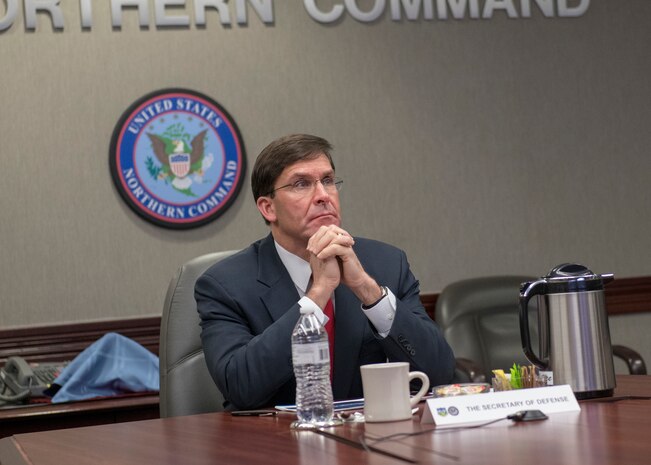 Secretary of Defense Mark Esper visit to NORAD and USNORTHCOM