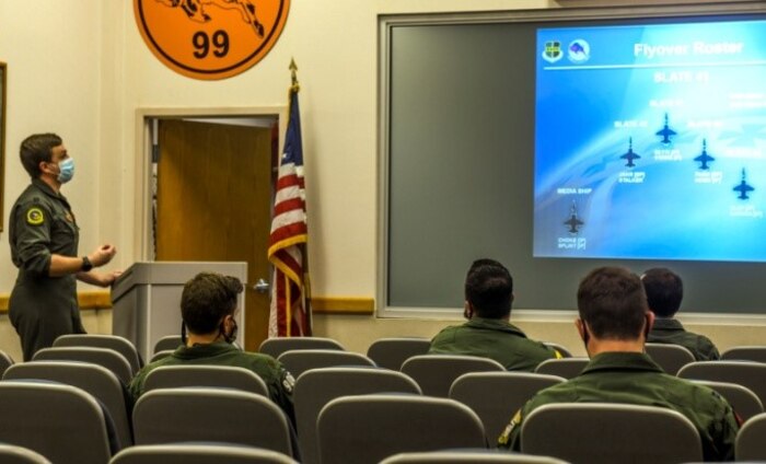 Pilots take to the sky in T-38 Talons in part of Beale's contribution to the Air Force Salutes campaign as a sign of support to first responders and medical workers who risk their lives every day during the COVID-19 pandemic.