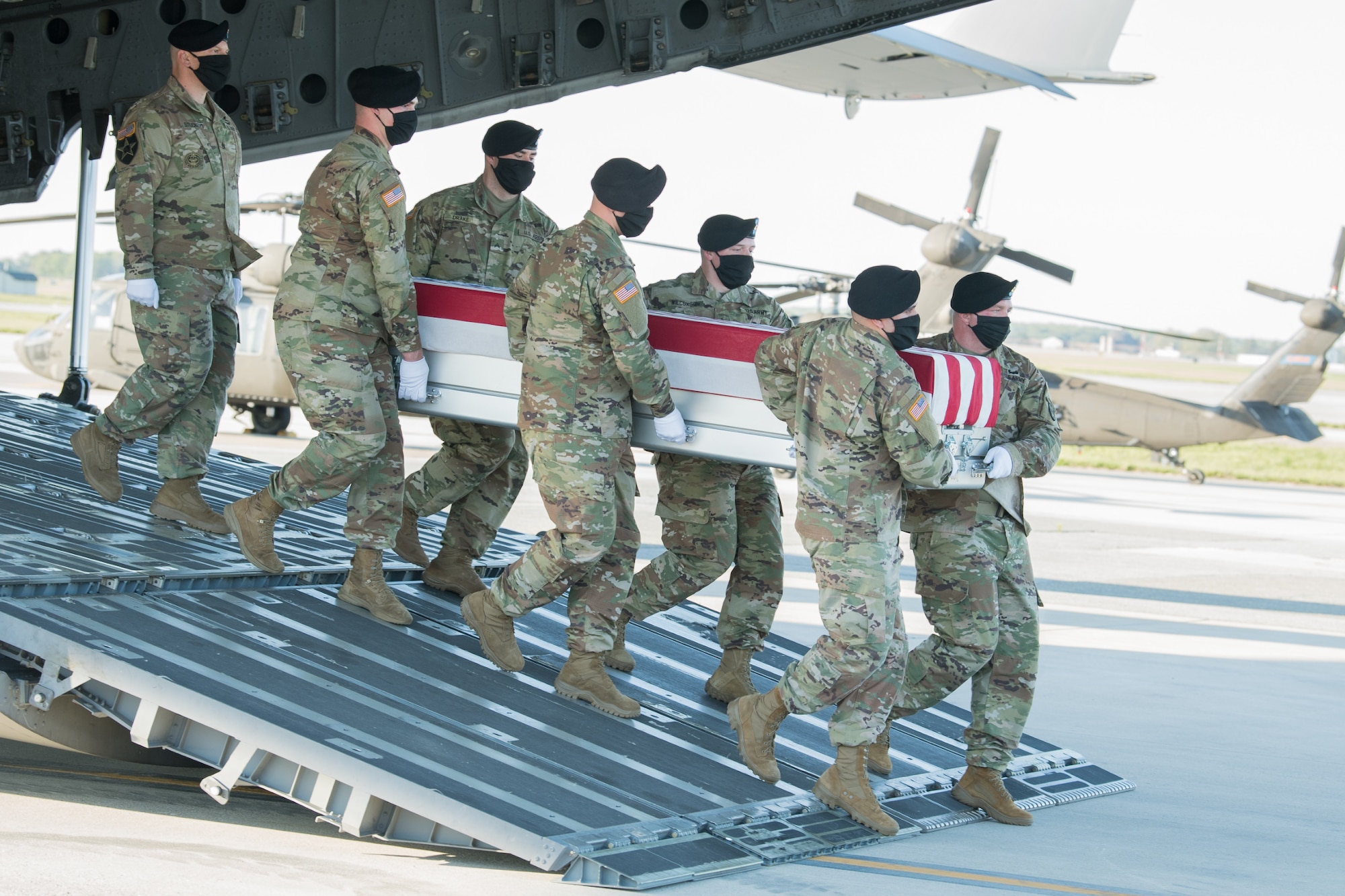 Dignified transfer for Sgt. Christopher W. Curry