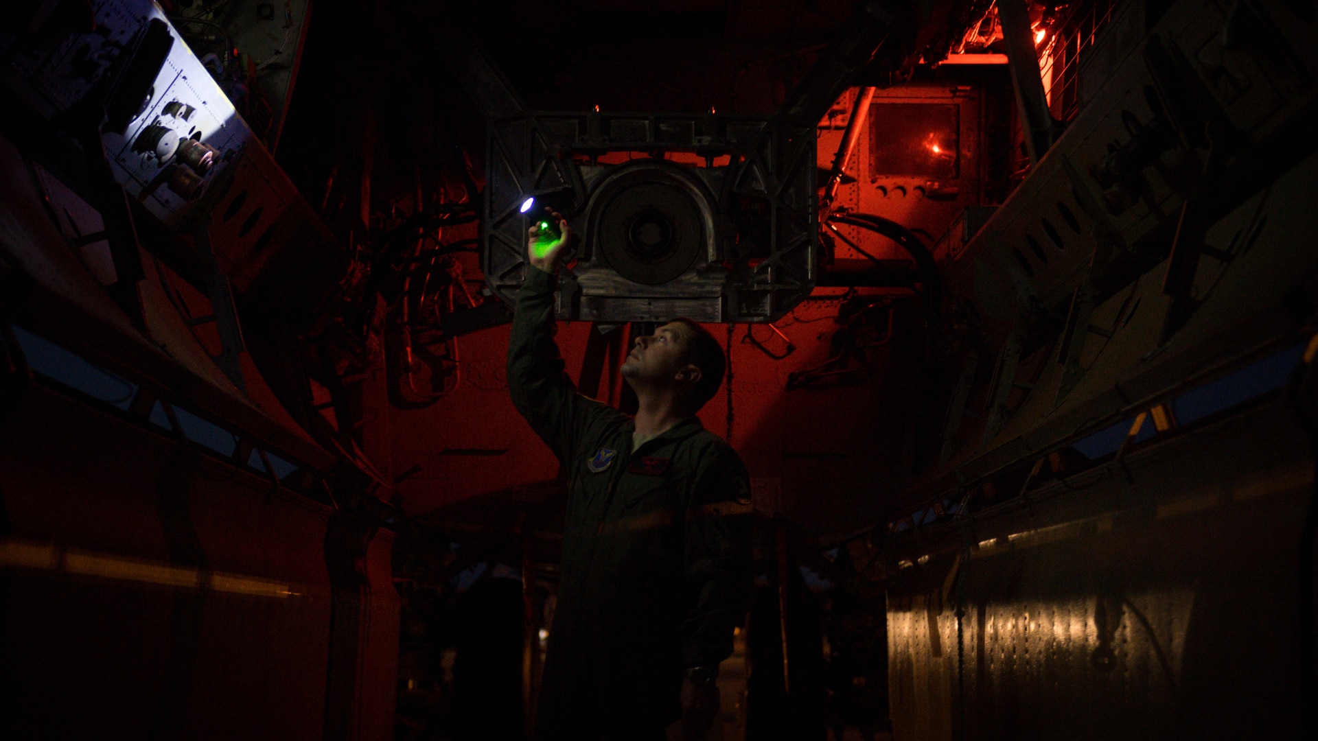 Capt. Dustin “Shackle” Martin, 96th Bomb Squadron pilot, inspects a B-52H Stratofortress while preparing for take off at Barksdale Air Force Base, La., May 7, 2020. Long-range, strategic bomber missions demonstrate the U.S capability to command, control and conduct strategic bomber missions around the globe, demonstrating U.S. commitment to allies and partners, the credibility and flexibility of our forces to address today’s complex, dynamic and volatile global security environment.