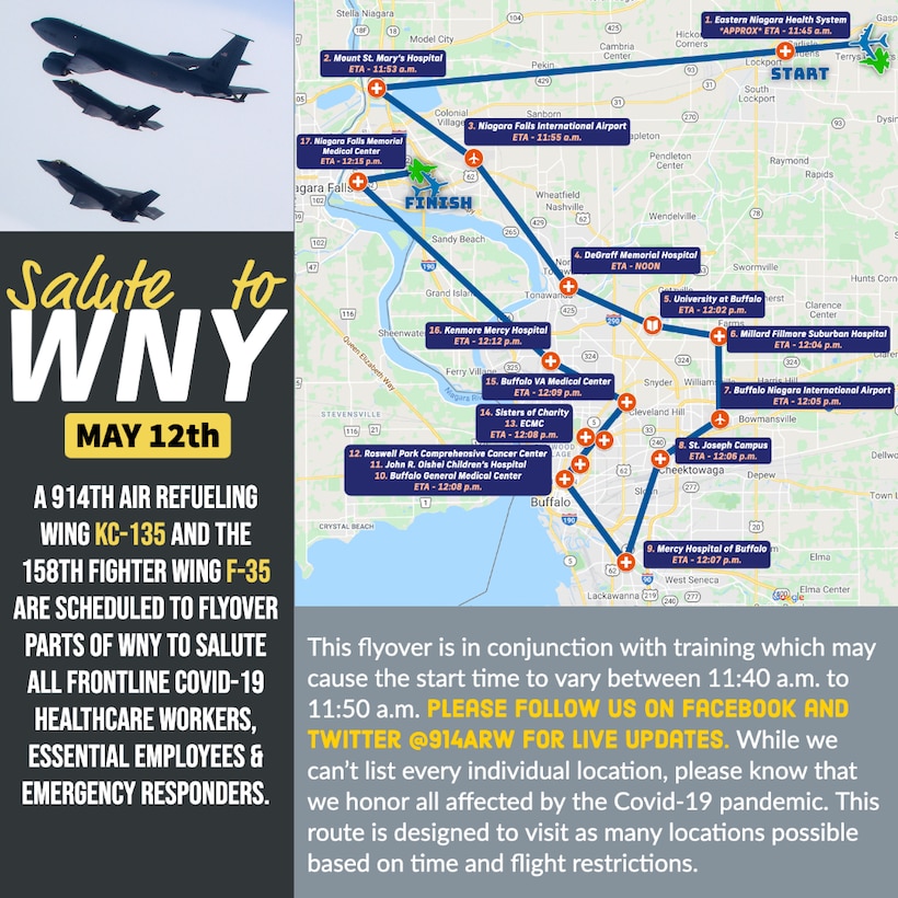 Salute to WNY flyover