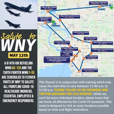 Salute to WNY flyover