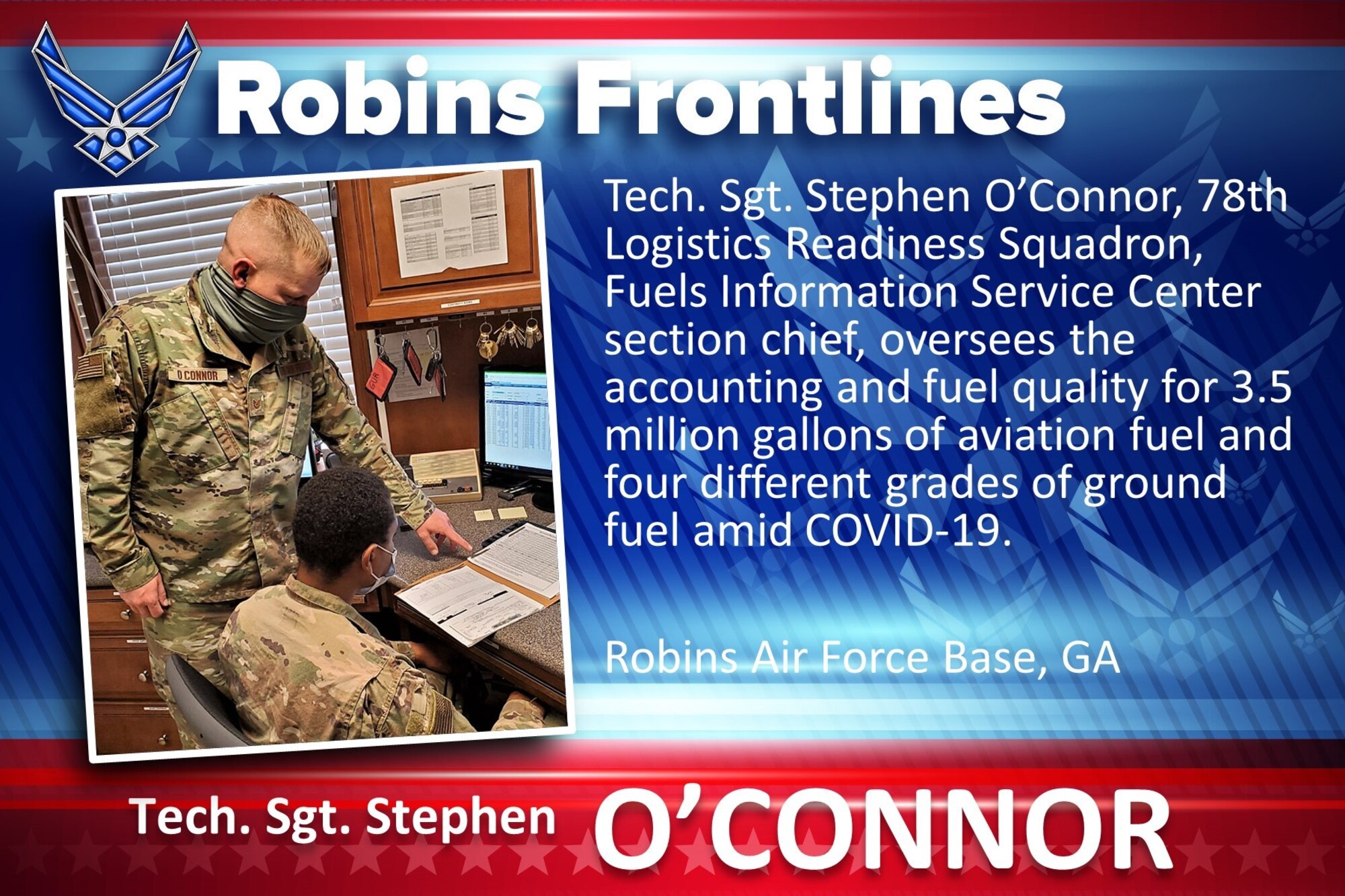 Robins Frontlines: Tech. Sgt. Stephen O'Connor