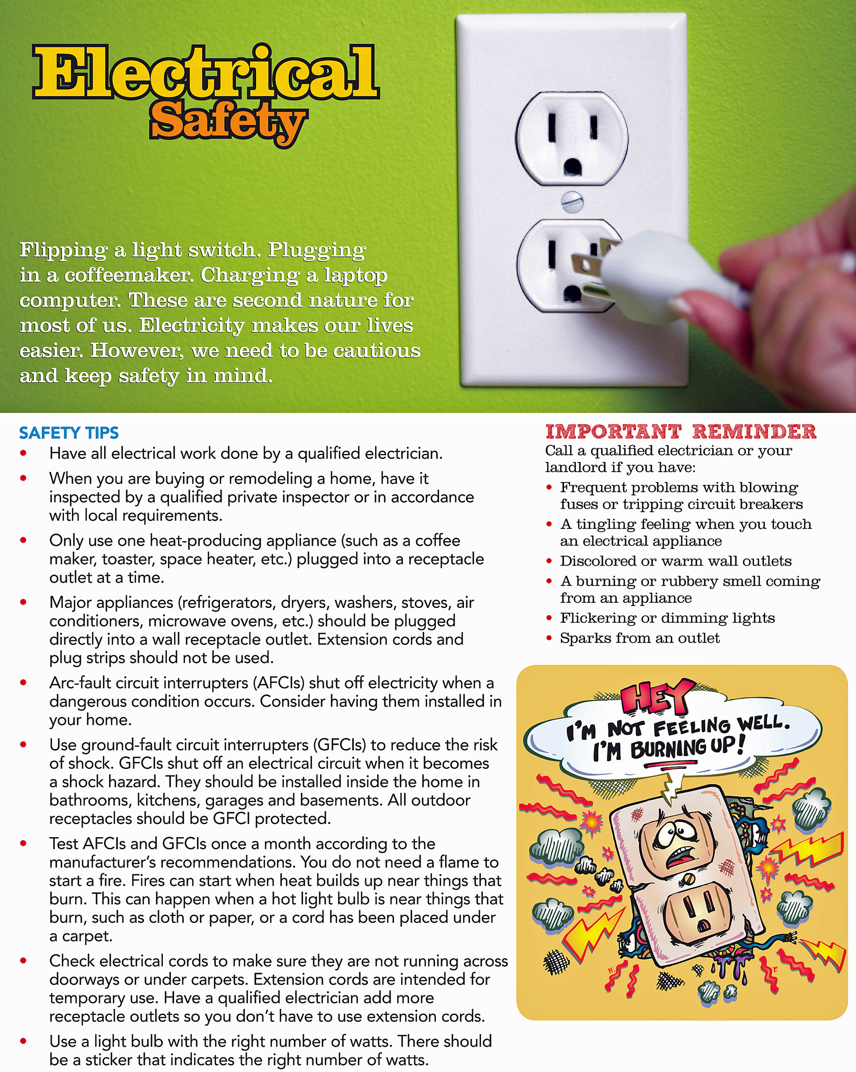 Excellent quality Residential Extension Cord Safety Tips, cord safety