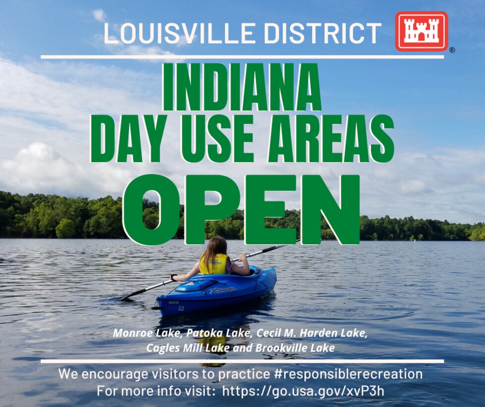 Indiana Day Use Areas Open