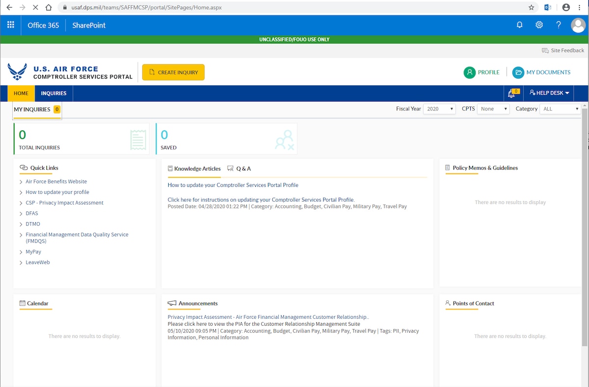 Edwards AFB first to test Air Force Comptroller Services Portal > Edwards Air Force Base > News