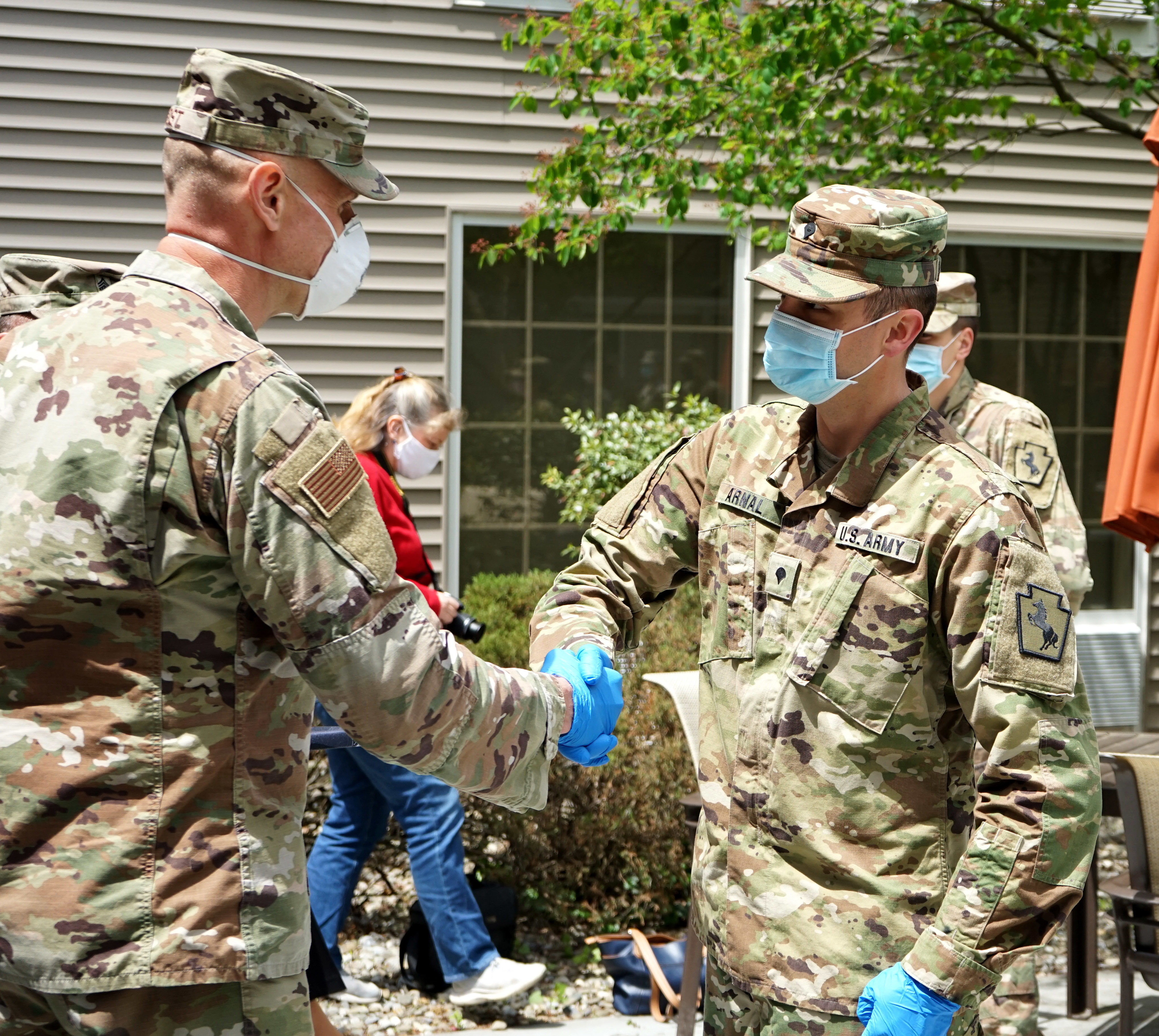 Pa National Guard Troops Recognized For Gracedale Nursing Home