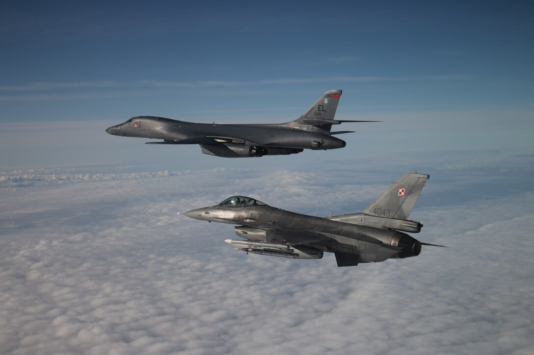 Ellsworth AFB B-1s return to European theater as part of latest BTF mission