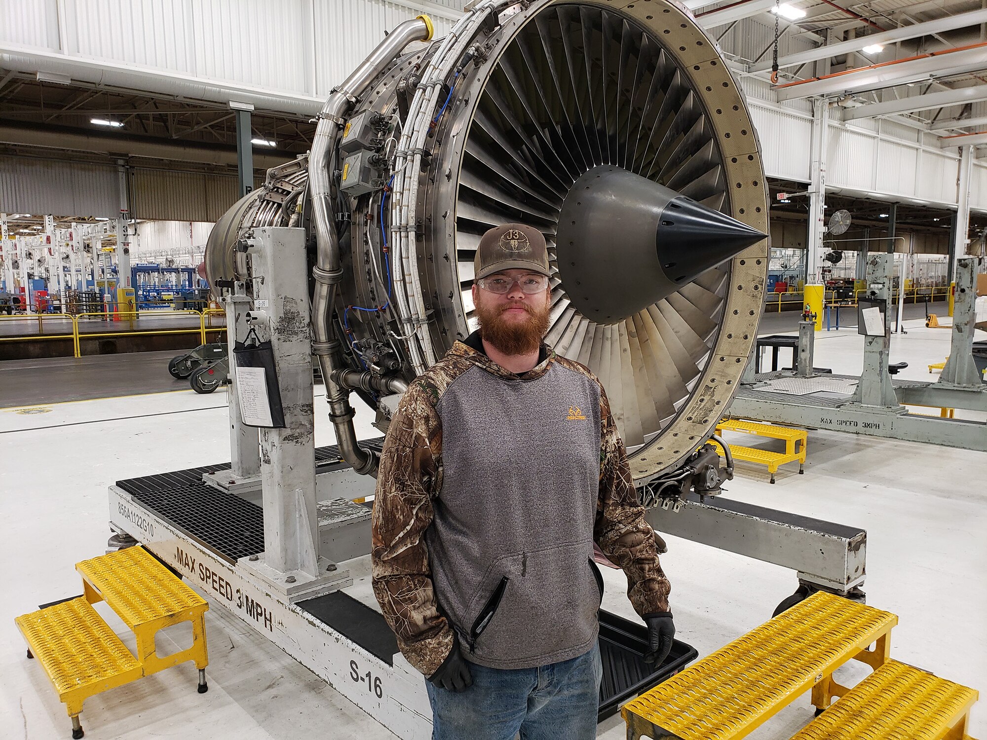 Ryan Floyd, an F108 jet engine mechanic in the 76th Propulsion Maintenance Group, has been part of the Air Force family for two-and-a-half years.