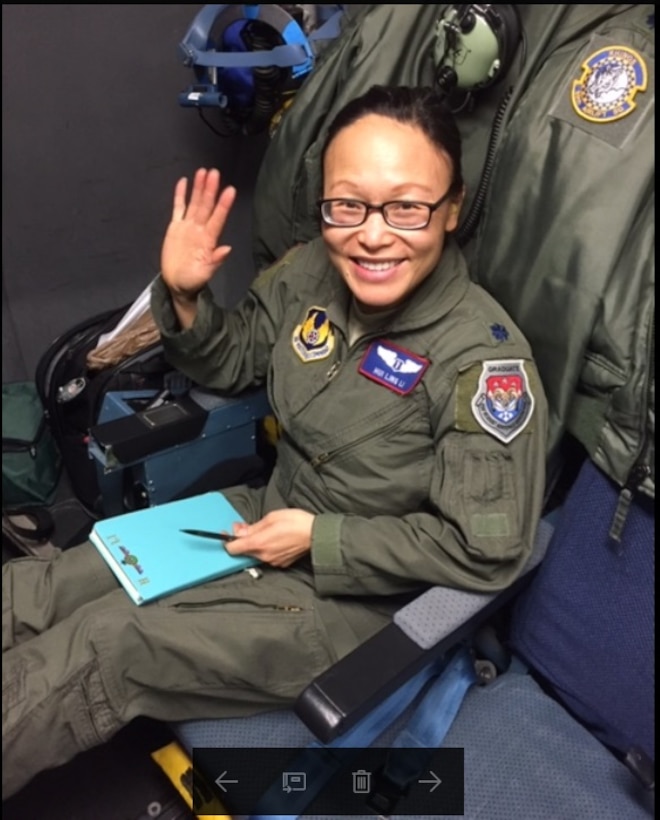 Col. (select) Hui Li, 88th Medical Group’s Chief of Aerospace Medicine, 88th Air Base Wing Public Health Emergency Officer and Wright-Patt AFB COVID-19 incident commander, moved to the United States from China when she was 12 years old. Li is thankful for all the opportunities that she has been given over the last 22 years in the Air Force. (Courtesy photo)