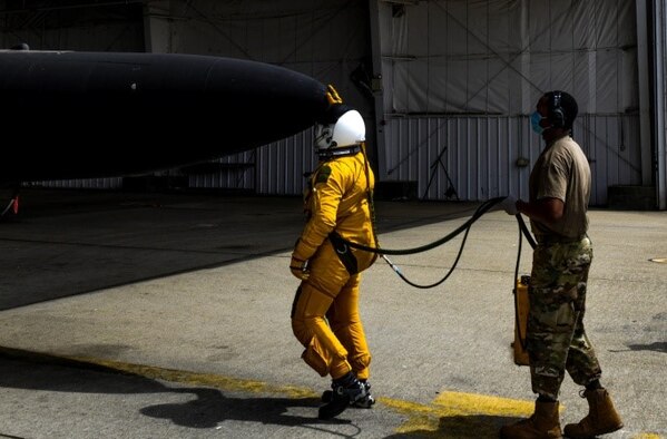 For the first time in Air Force history and the 9th Reconnaissance Wing, reservist Maj. Jeffrey Anderson, 99th Reconnaissance Squadron pilot, qualified to fly the U-2 Dragon Lady.