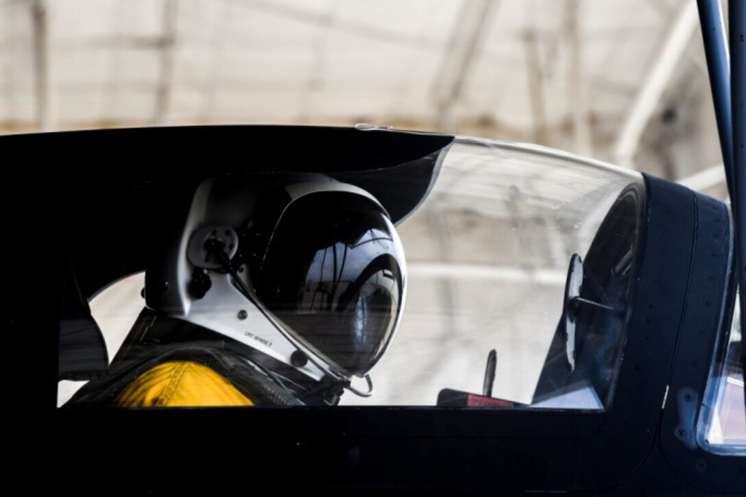 For the first time in Air Force history and the 9th Reconnaissance Wing, reservist Maj. Jeffrey Anderson, 99th Reconnaissance Squadron pilot, qualified to fly the U-2 Dragon Lady.