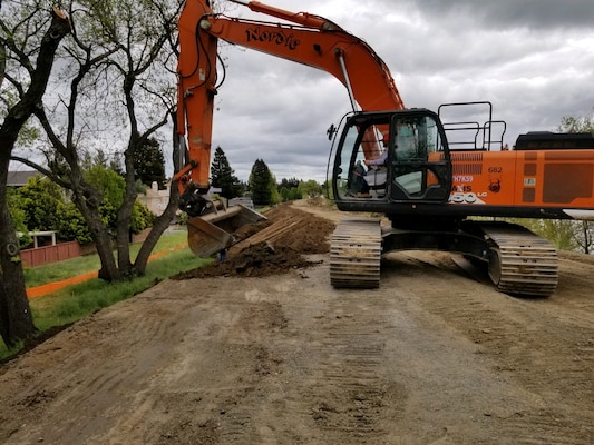 Construction progress on our 2020 Sacramento River East Levee Contract 1 work.