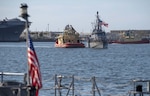 USS Tornado returns to Mayport, Florida, May 13, 2020.