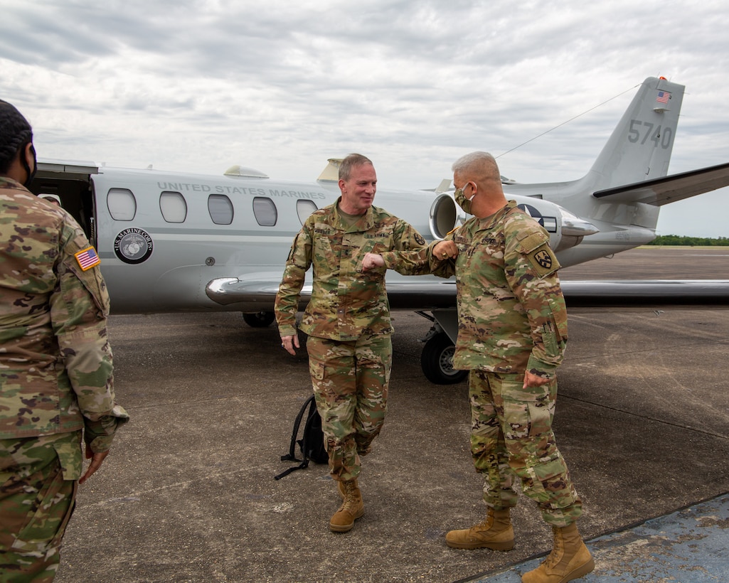 377th TSC Commanding General Returns to NAS JRB New Orleans