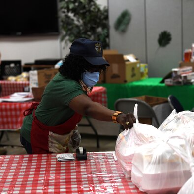 Chapel host drive-thru Flightline Feast