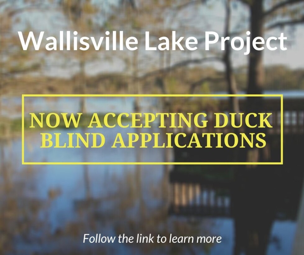 Wallisvill Lake Project now accepting duck Blind applications