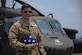 Chief Warrant Officer 4 Joval Eblen III, 1st Battalion, 228th Aviation Regiment pilot, stands in front of one of his unit’s UH-60 Blackhawk helicopters with his personal American flag at Soto Cano Air Base, Honduras May 14, 2020.